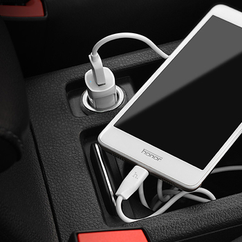 Incarcator auto HOCO Iphone Z2, 1xusb 1.5A alb