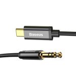 CABLU DATE BASEUS TYPE C-jack 3.5mm CAM01 01, 1.2m negru