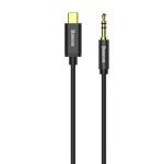 CABLU DATE BASEUS TYPE C-jack 3.5mm CAM01 01, 1.2m negru
