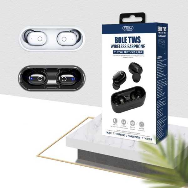 CASCA BLUETOOTH PRODA PD-BT500 alb