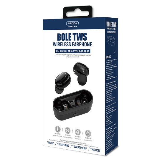 CASCA BLUETOOTH PRODA PD-BT500 alb