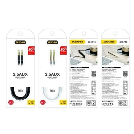 CABLU JACK-JACK DUDAO L12 3.5-1.5M negru