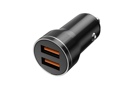 ADAPTOR AUTO JELLICO F2S 3.1A 18W 2xUSB negru