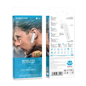 CASCA BLUETOOTH BOROFONE BC36 Lucky alb