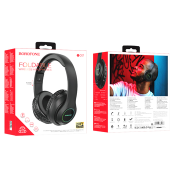 CASCA BLUETOOTH BOROFONE BO17 negru