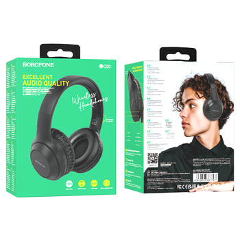 CASCA BLUETOOTH BOROFONE BO20 negru