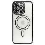 HUSA SPATE MAG SAFE Bling Samsung Galaxy S25 negru