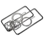 HUSA SPATE MAG SAFE Bling Samsung Galaxy S25 negru