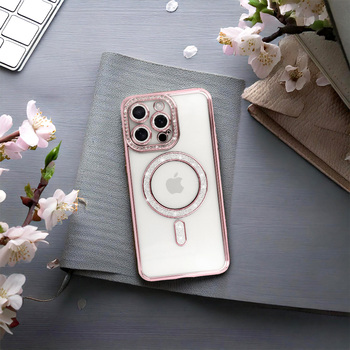 HUSA SPATE MAG SAFE Bling Samsung Galaxy S25 roz