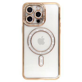 HUSA SPATE MAG SAFE Bling Samsung Galaxy S25 gold