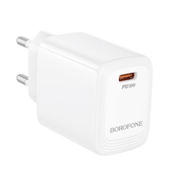 ADAPTOR PRIZA BOROFONE BN28 TypeC PD 30W alb