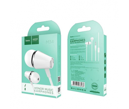 HANDSFREE HOCO M34 alb