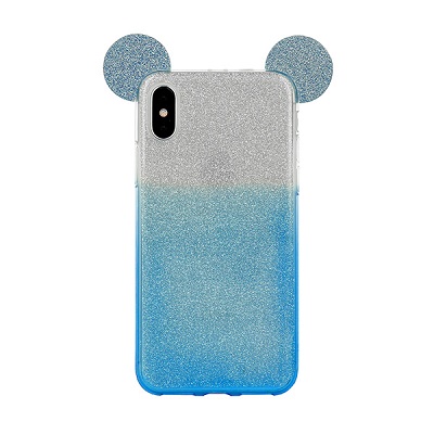 Husa Bling Mouse Huawei Y5 (2018), albastru