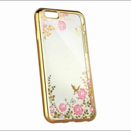 Husa silicon forcell diamond Huawei P20 Gold