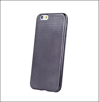 Husa elegance carbon - IPHONE 7 Gri