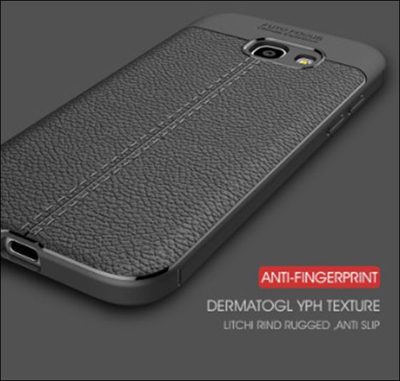 Husa litchi tpu - NOKIA 6 Negru