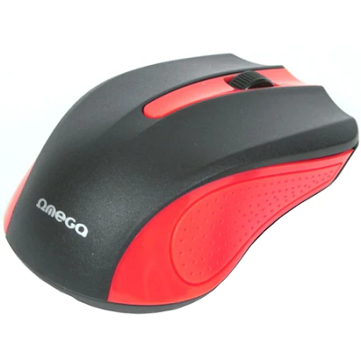 Mouse wireless OMEGA OM-419 negru rosu