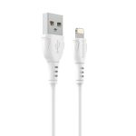 Cablu date Borofone Iphone BX51 2.4A, 1m alb