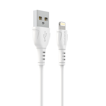 Cablu date Borofone Iphone BX51 2.4A, 1m alb