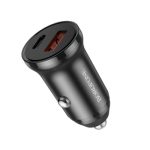 ADAPTOR AUTO BOROFONE BZ18A PD20W+QC3.0 negru